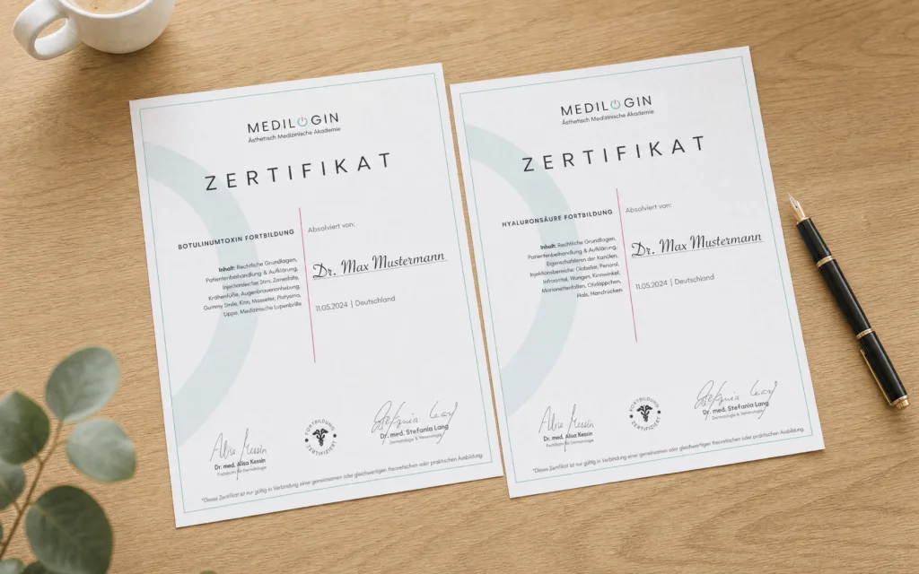 Zertifikat bei MEDI‑LOGIN